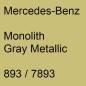 Preview: Mercedes-Benz, Monolith Gray Metallic, 893 / 7893.